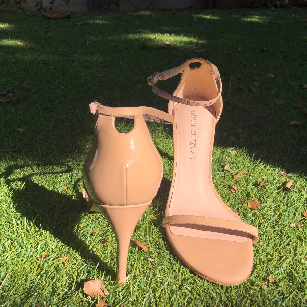Stewart Wietzman NudistSong patent-leather heels